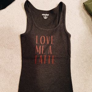 Love me a latte tank